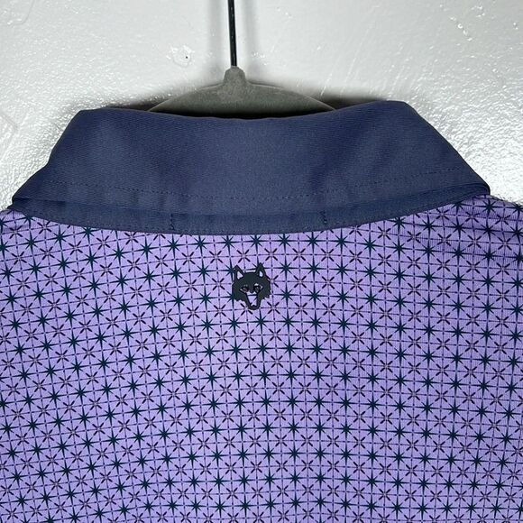 Greyson Golf Polo Shirt Top Purple Sunburst Size XL Embroidered E - Picture 15 of 16